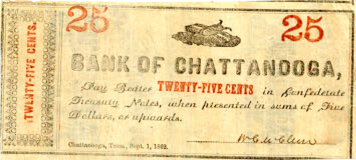 Bk Chattanooga $0.25 G-42